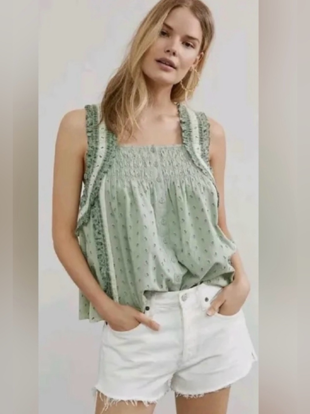 Forever that girl Effie cotton top from anthropology size small NWOT - Picture 2 of 7